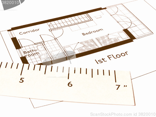 Image of  Technical drawing vintage