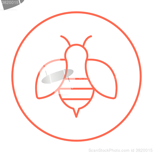 Image of Bee line icon.