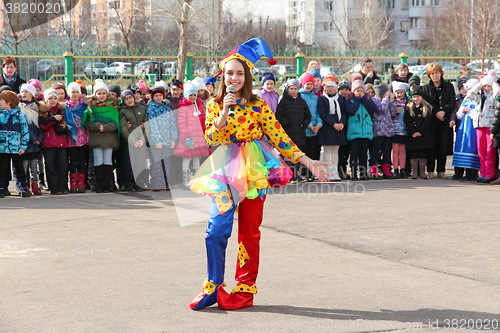 Image of Maslenitsa, a traditional spring holiday in Russia.