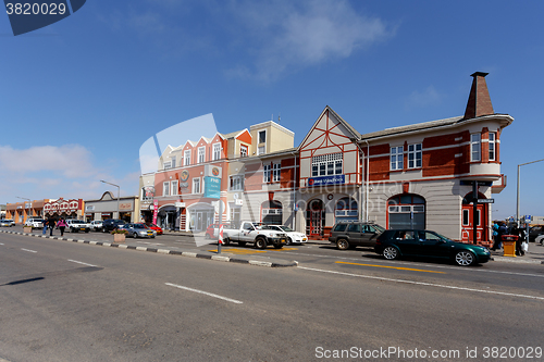 Image of colonial German architecture in Swakopmund