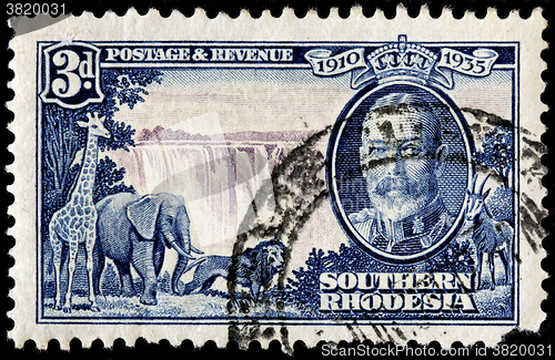 Image of Victoria Falls Stamp