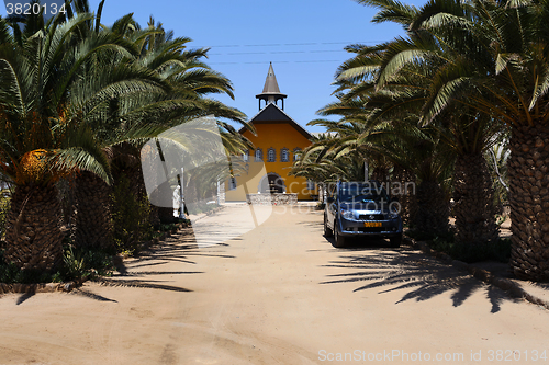 Image of colonial German architecture in Swakopmund