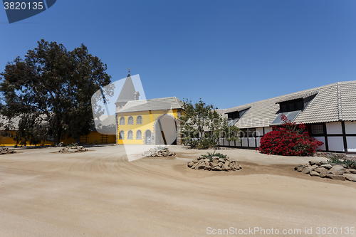 Image of colonial German architecture in Swakopmund