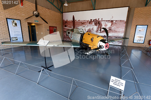 Image of 2nd World War crashed Messerschmitt 109