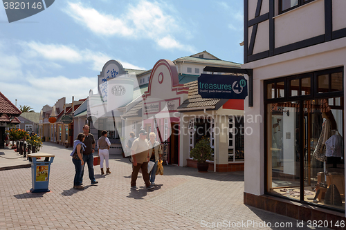 Image of street in Swakopmund citz, Namibia