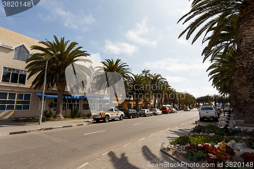 Image of colonial German architecture in Swakopmund