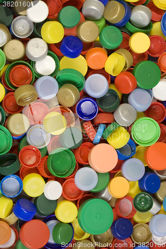 Image of Plastic Caps Background