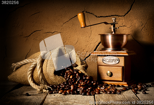 Image of Coffee and mill