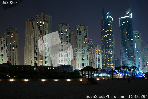 Image of Dubai at Night, UAE
