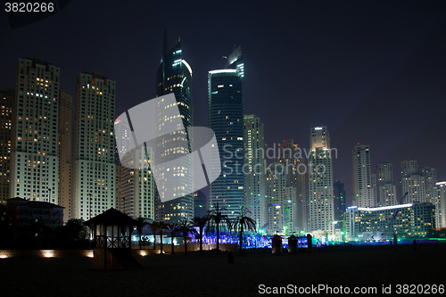 Image of Dubai at Night, UAE