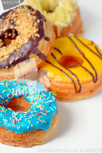 Image of Colorful and tasty donuts