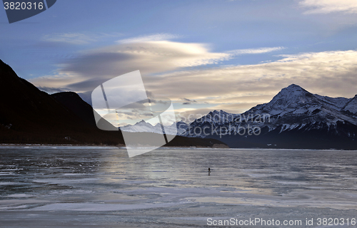 Image of Abraham Lake Winter
