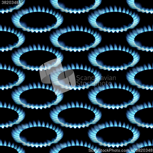 Image of Gas Burner Seamless Texture