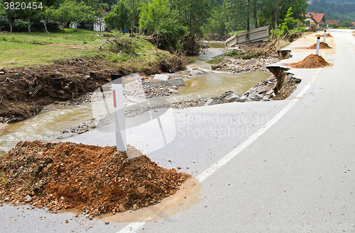 Image of Road destruction