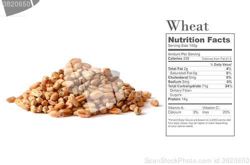 Image of Uncooked wheat grain