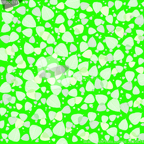 Image of Seamless texture of green foliage