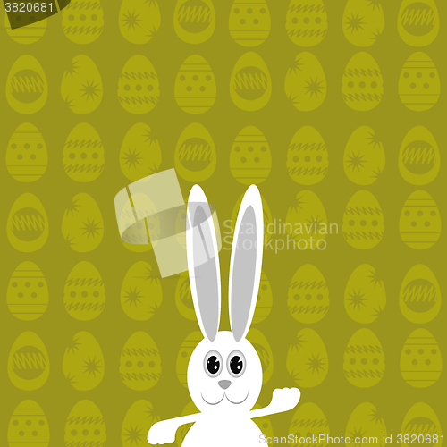 Image of White Easter Rabbit.