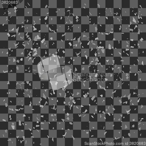 Image of Gray Confetti Isolated