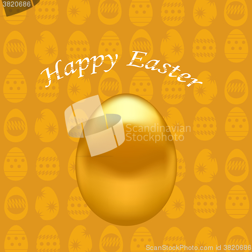Image of Gold Easter Eggs