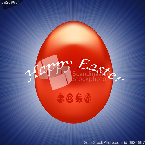 Image of Red Easter Egg