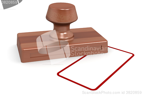 Image of Wooden stamp