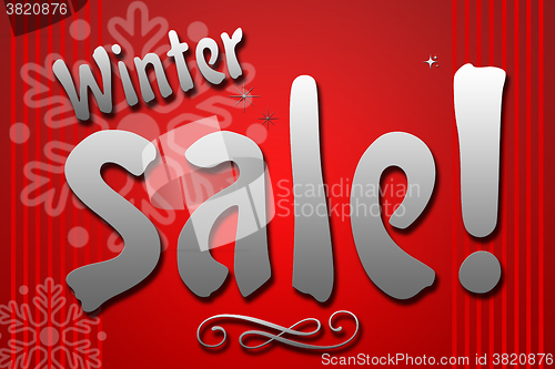Image of Winter Sale combine by sparkle star