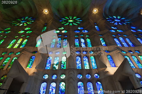 Image of Church windows interior