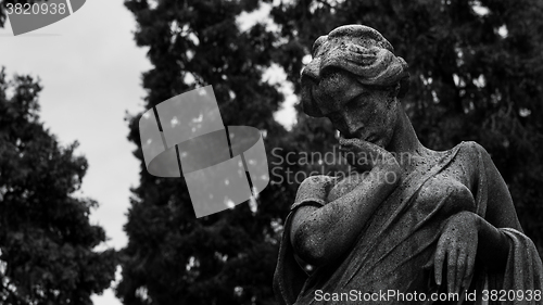 Image of Old Cemetery statue