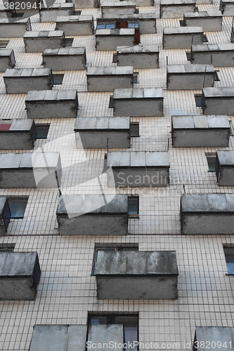 Image of  Balconies abstract city background