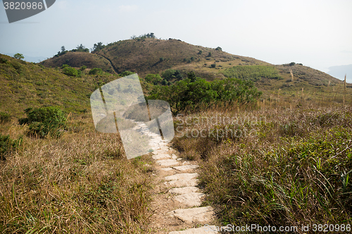Image of Hiking trail in mountain
