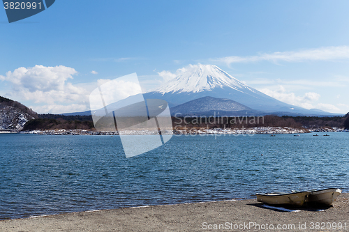 Image of Lake Shoji with Fujisan