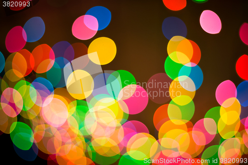 Image of Defocused bokeh lights 