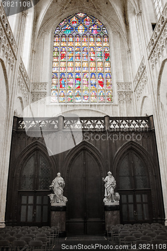 Image of Inside of a creepy old church