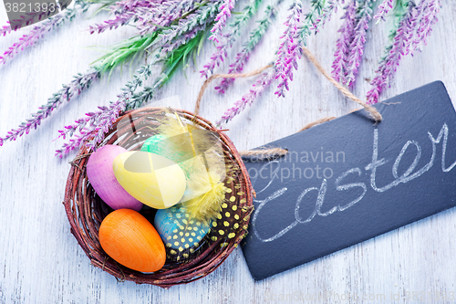 Image of decorative painted Easter eggs