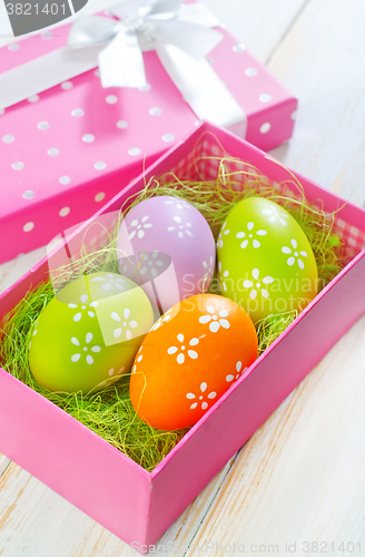 Image of easter eggs