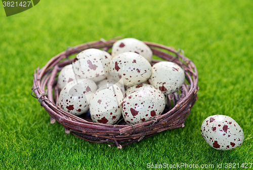 Image of decorative painted Easter eggs