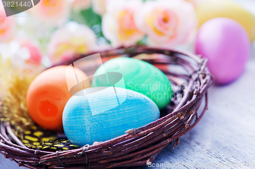 Image of decorative painted Easter eggs