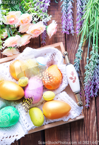 Image of easter eggs