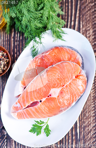 Image of raw salmon