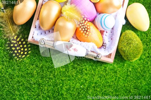 Image of easter eggs