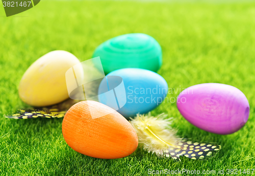 Image of decorative painted Easter eggs
