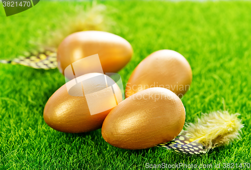 Image of decorative painted Easter eggs