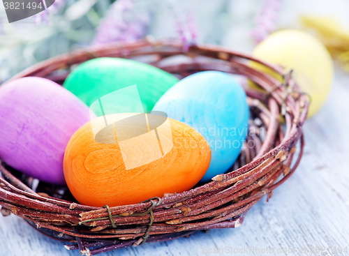 Image of decorative painted Easter eggs