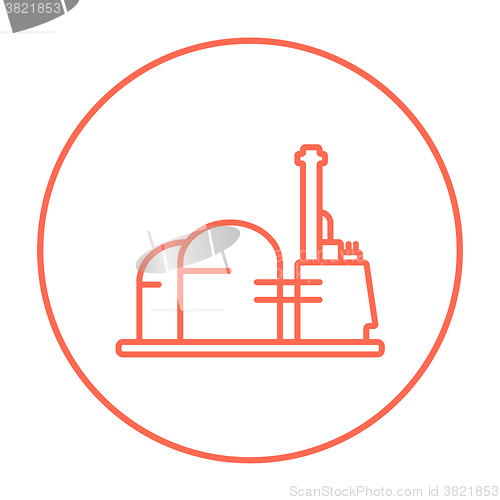 Image of Factory line icon.