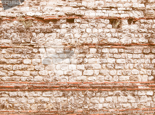 Image of Roman Wall, London vintage