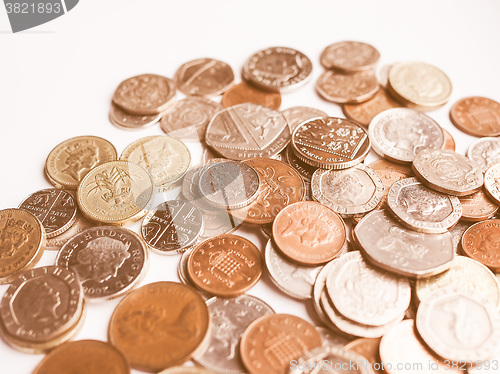 Image of  Pound coins vintage