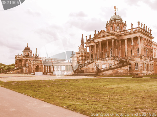 Image of Neues Palais in Potsdam vintage