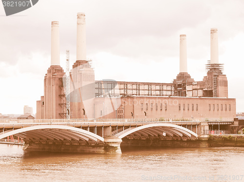 Image of Battersea Powerstation, London vintage