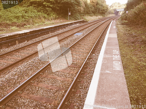 Image of  Railway track vintage