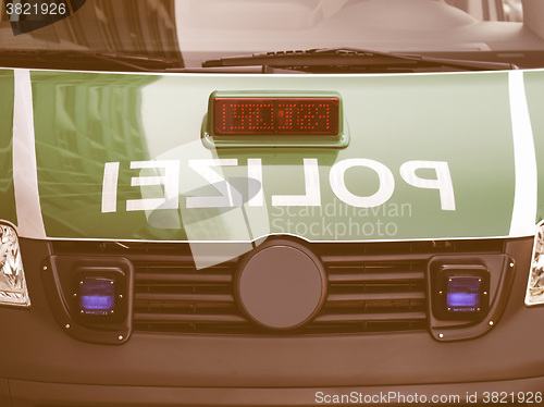 Image of  German police car vintage